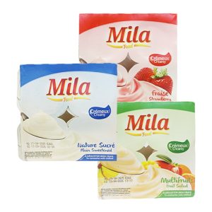 YAOURT MILA FOOD FRAISE PACK4