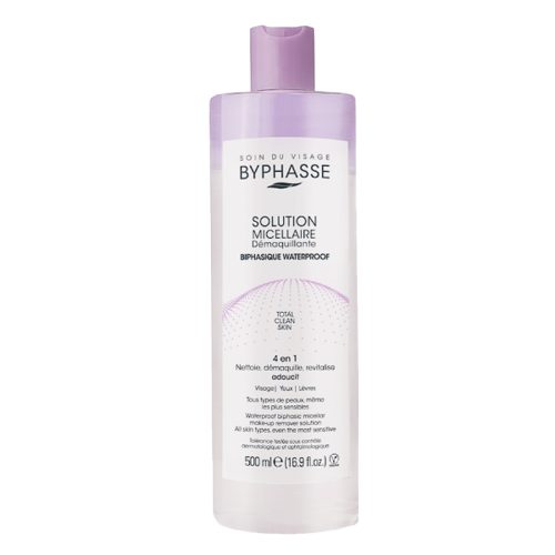 DEMAQUILLANT SOIN DU VISAGE SOLUTION MICELLAIRE BIPHASIQUE WATERPROOF 500ML