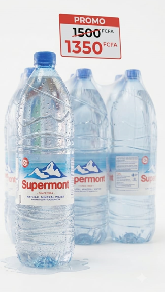 EAU MINERALE SUPERMONT 1.5L
