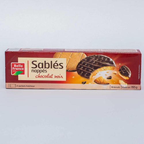 BISCUIT SABLES NAPPES CHOCO NOIR BF 200G