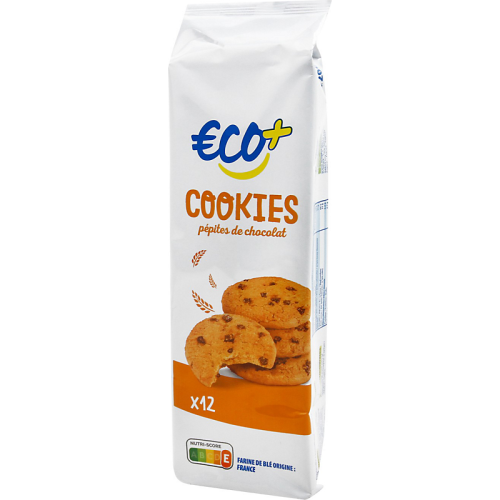 BISCUITS COOKIES EP AUX PEPITES DE CHOCOLAT 200G