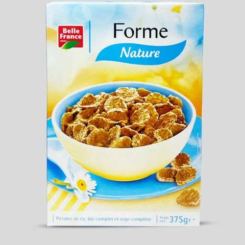 CORN FLAKES FORME NATURE PETALE RIZ & BLE BF 375G