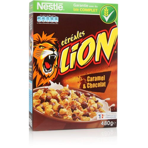 LION CARAMEL ET CHOCOLAT NESTLE 480G