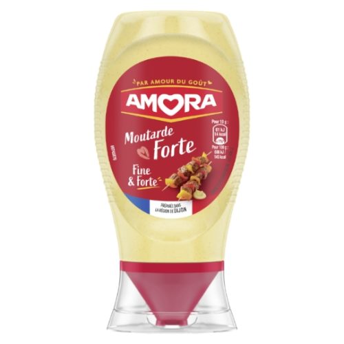 MOUTARDE FINE ET FORTE AMORA 265G