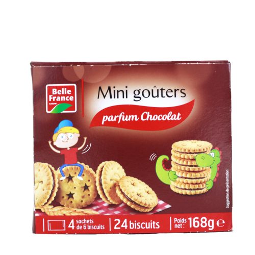 BISCUIT MINI GOUTERS PARFUM CHOCOLAT BF 168G