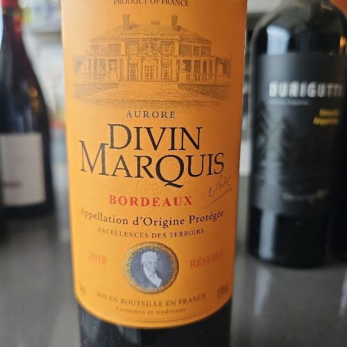 VIN BORDEAUX DIVIN MARQUIS 750ML