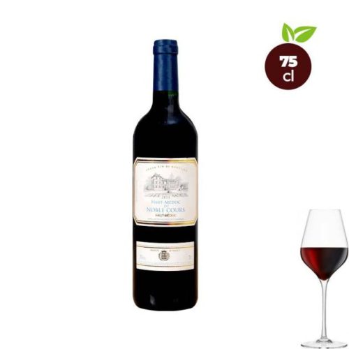 VIN ROUGE HAUT MEDOC DE NOBLE COURS 75CL