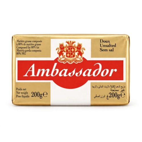 BEURRE DOUX AMBASSADOR 80% 200G