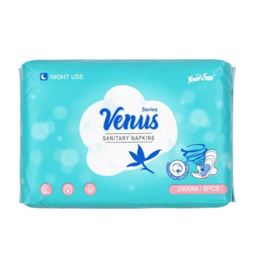 SERVIETTE HYG VENUS NIGHT USE 290MM 8PCS