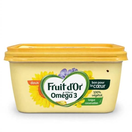 BEURRE VEGETAL FRUIT D&rsquo;OR DOUX OMEGA 3 450G