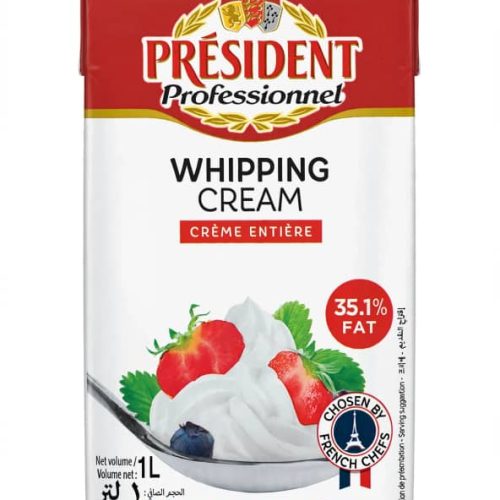 CREME PRESIDENT UHT 35.1% BRICK 1L