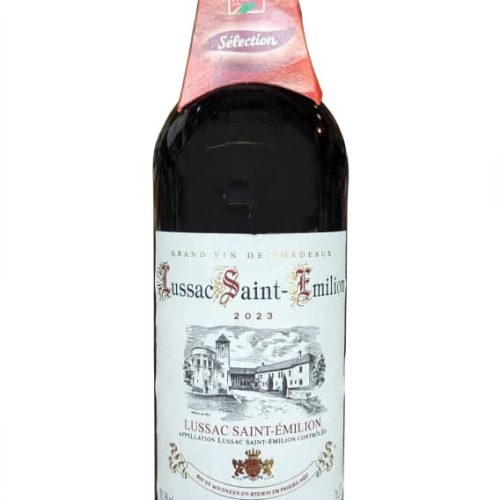 VIN ROUGE LUSSAC SAINT EMILION 75CL
