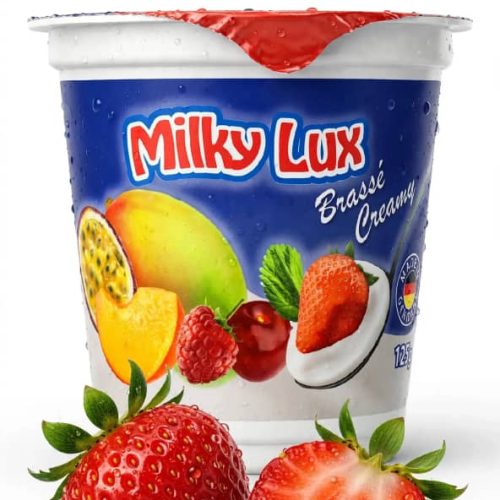 YAOURT MILKY LUX FRAISE 125G