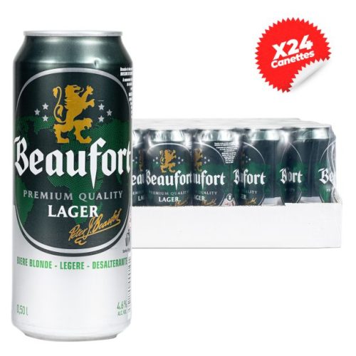 BIERE BEAUFORT LAGER 50CL PALETTE DE 24