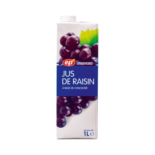 JUS DE RAISIN ECOPRIX 1L
