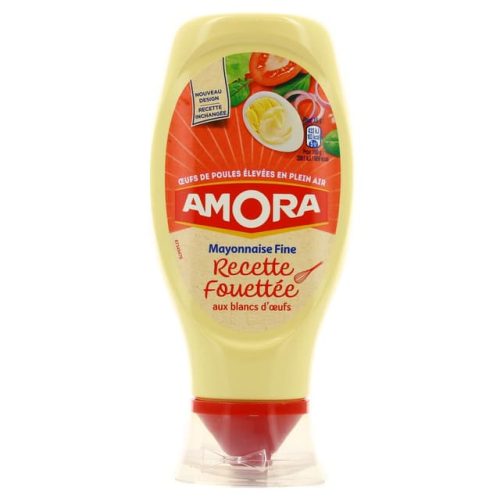 MAYONNAISE FINE AUX BLANCS D’OEUFS AMORA 398G