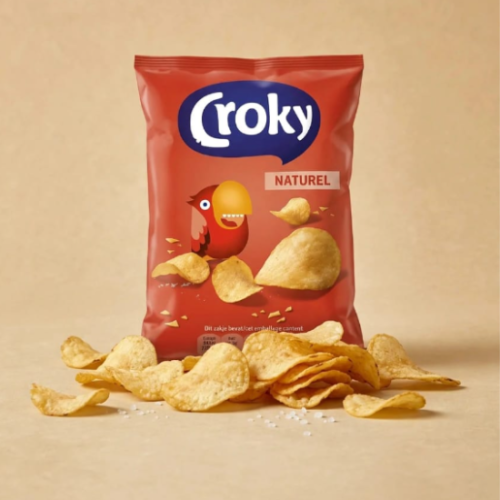 CROKY CHIPS NATUREL 45G