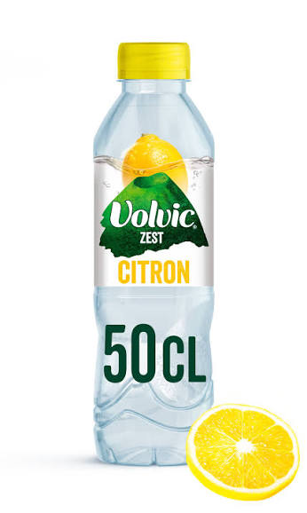 EAU MINERALE VOLVIC ZEST CITRON 50CL