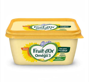 BEURRE VEGETAL FRUIT D&rsquo;OR DOUX OMEGA 3 450G