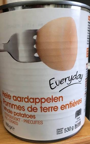 POMMES DE TERRE ENTIERE PRECUITES 800G EVERYDAY