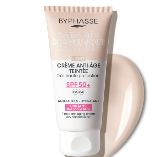CREME ANTI-AGE TEINTEE TRES HAUTE PROTECTION LIGHT 50ML BYPHASSE