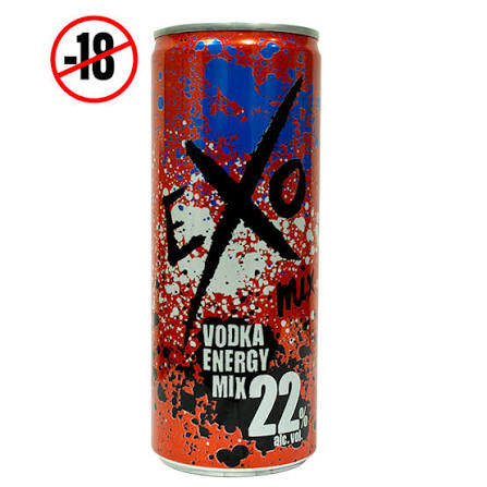VODKA ENERGY MIX EXO 22% 250ML