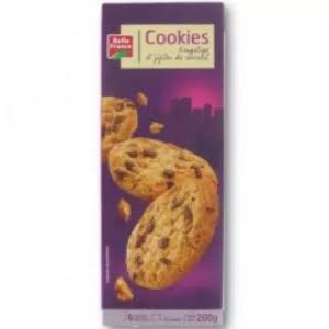 COOKIES NOUGATINES ET PEPITES DE CHOCO 200G