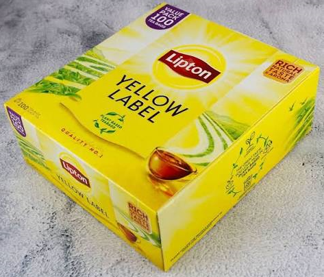 LIPTON YELLOW LABEL THE NOIR 100PC 200G