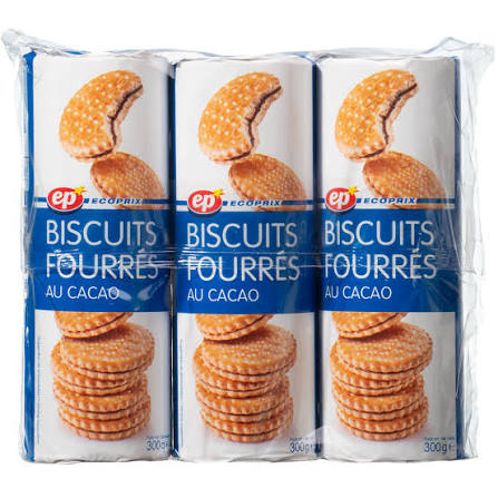 BISCUIT FOURRES AU CACAO EP 300G