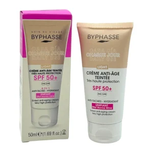 CREME SOIN DU VISAGE ANTI-AGE TEINTEE LIGHT 3EN1 HYDRATANT 50ML BYPHASSE