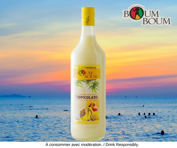 LIQUEUR CREME BOUM BOUM TROPICOLADA 70CL
