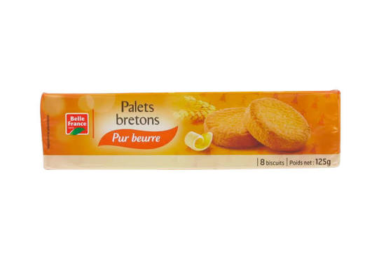 BISCUIT PALETS BRETONS PUR BEURRE 125G