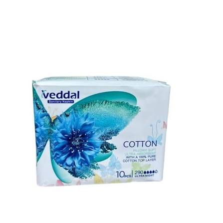 VEDDAL COTTON ULTRA NIGHT 10PCS