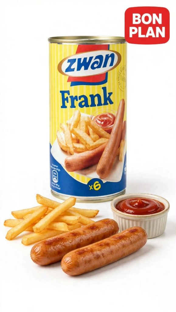 SAUCISSES ZWAN FRANK 6PCS 550G