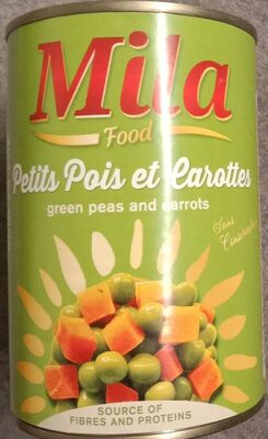 PETIT POS ET CAROTTES MILA FOOD 400G