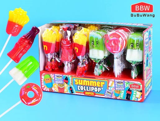 BONBON SUMMER LOLLIPOP 30PCS